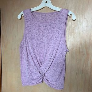 Lululemon Women’s Size 10 Knot-Front Lavender Top